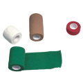 Bandage élastique auto-adhésif tout coton coloré sans latex